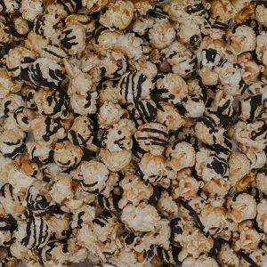 palomitas chocolate negro y blanco