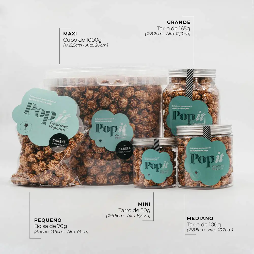 Bodegón palomitas canela