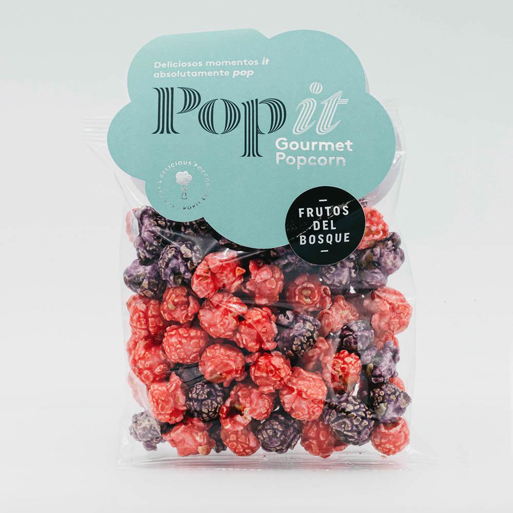 bolsa palomitas fruta bosque