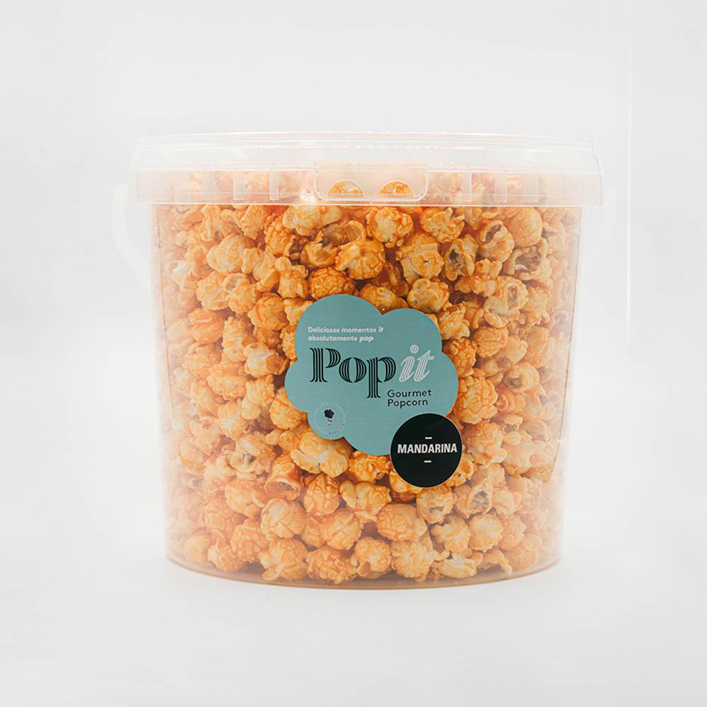 cubo palomitas mandarina