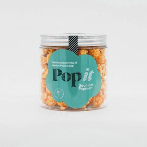 bote palomitas naranja mandarina