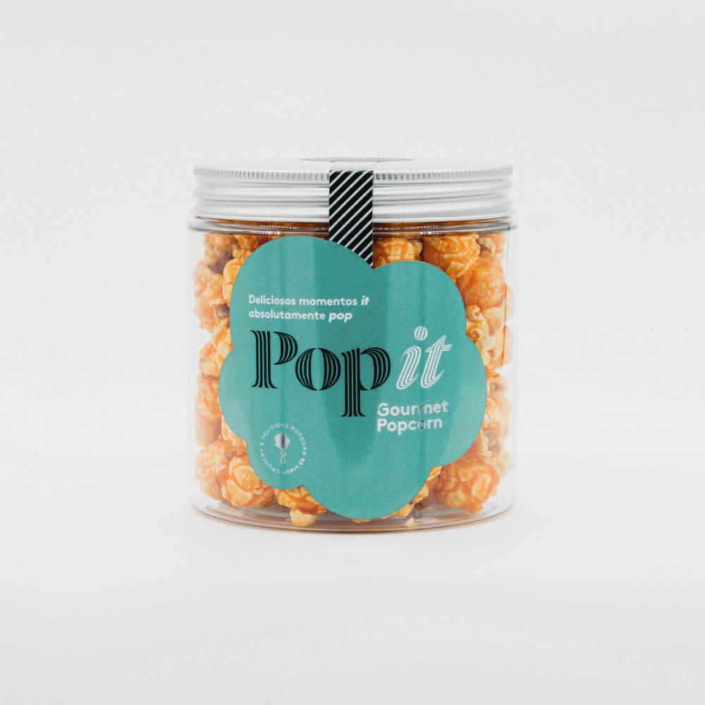bote palomitas naranja mandarina