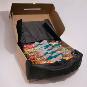Maletín de sabores de palomitas distintos