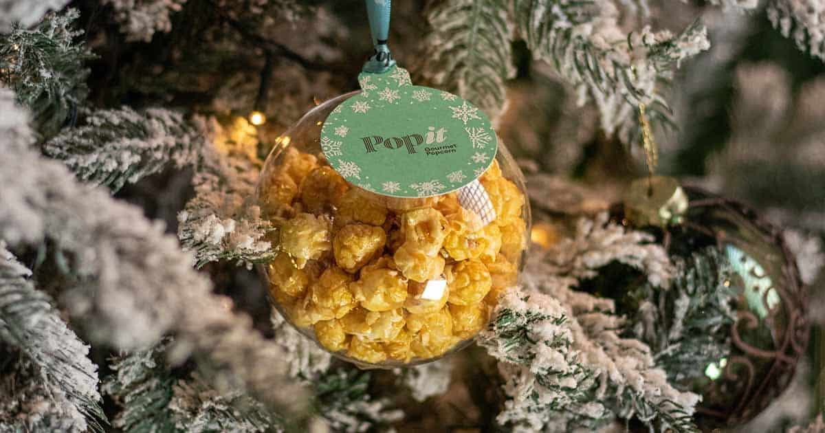 Arbol navidad palomitas