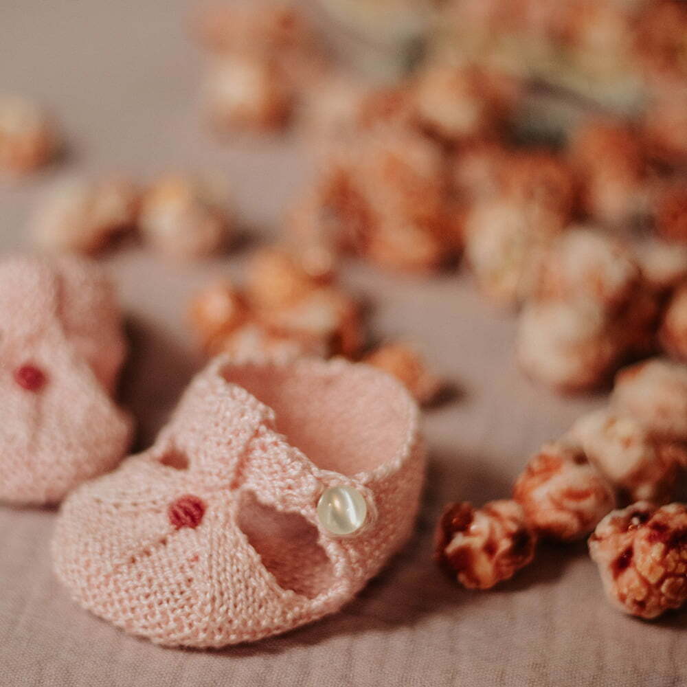 Palomitas rosas para bautizos