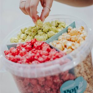 Cubo 3 sabores palomitas