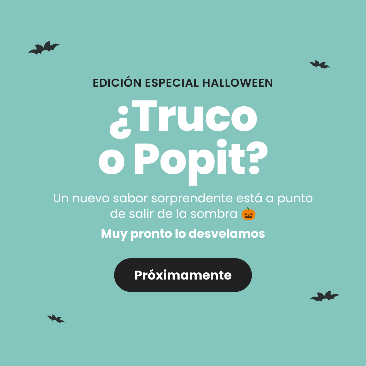 Edición especial Halloween de Popit: ¿Truco o Popit? Un nuevo sabor sorprendente, próximamente